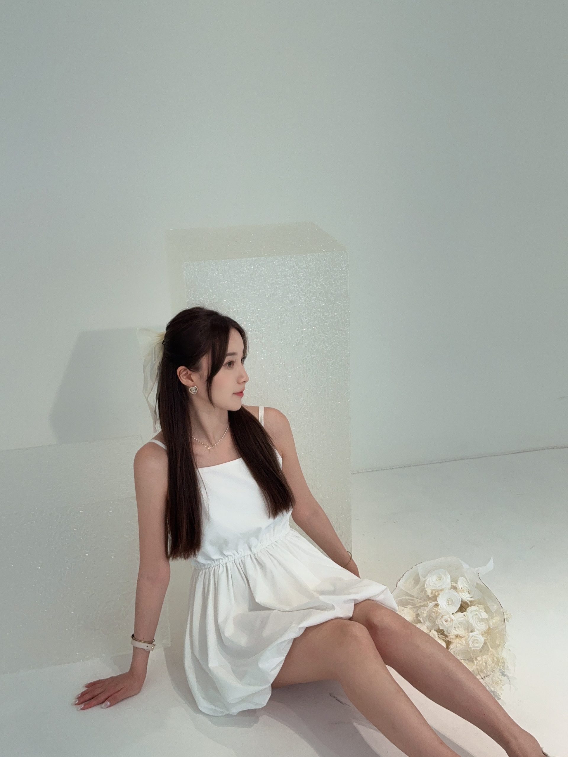 俏皮甜美泡泡短裙（正韓）