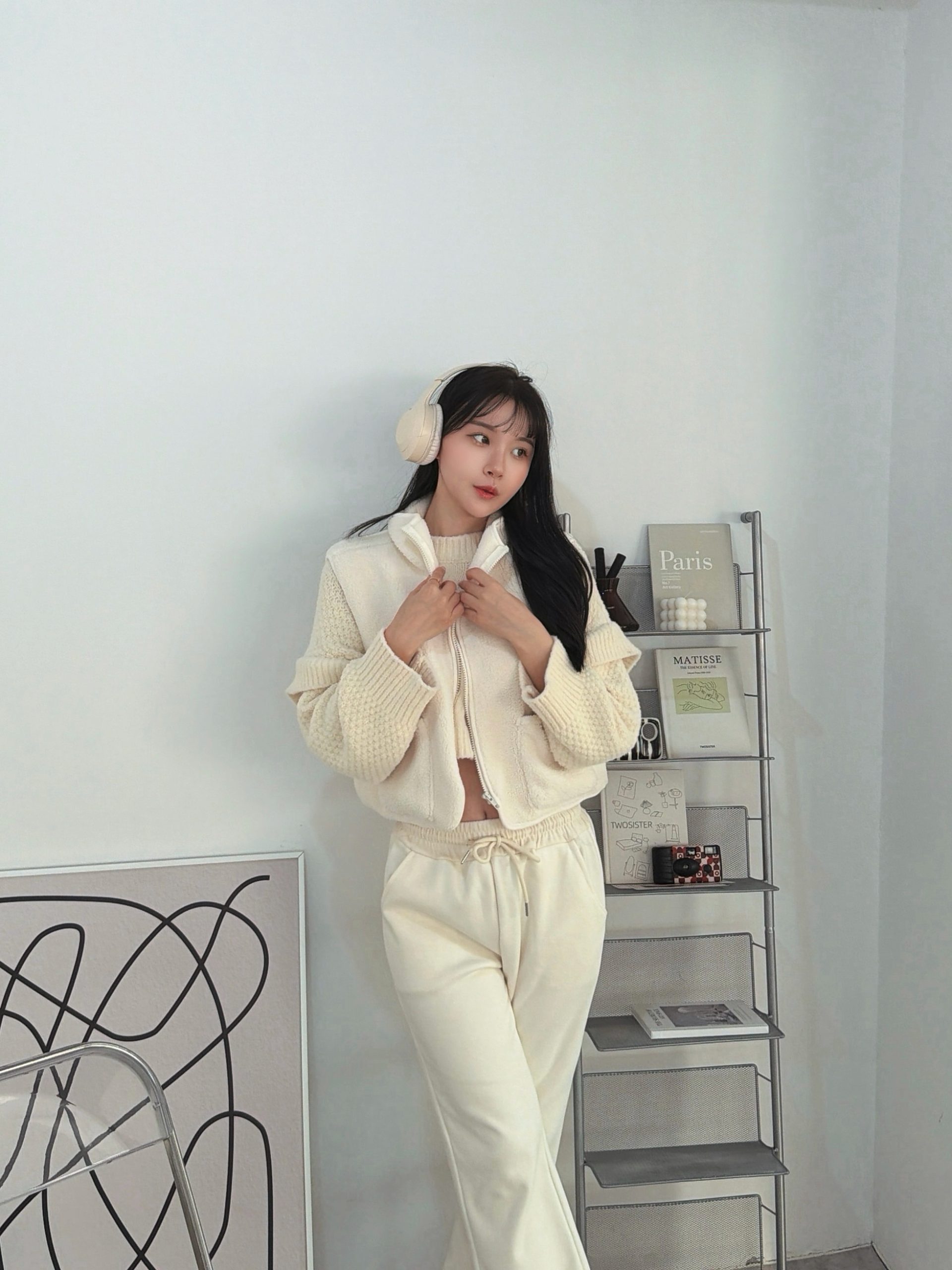 甜美泰迪絨背心